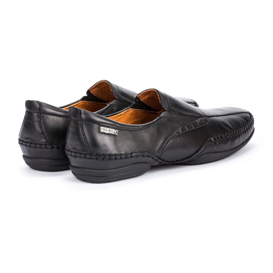 Men's Pikolinos PUERTO RICO Moccasins Black | NZ P13578Q